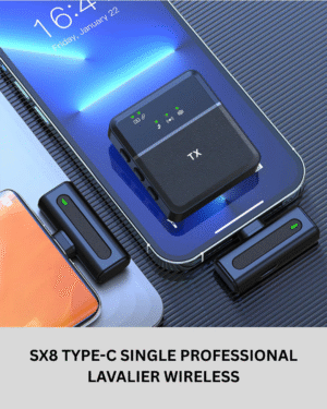 SX8 Type-C Professional Wireless Lavalier Microphone